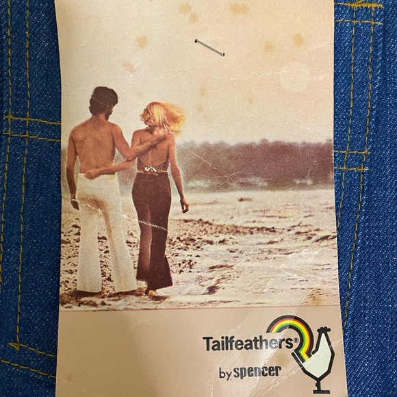 Vintage 70’s Tailfeathers Bell Bottom Jeans - Picture 3 of 12